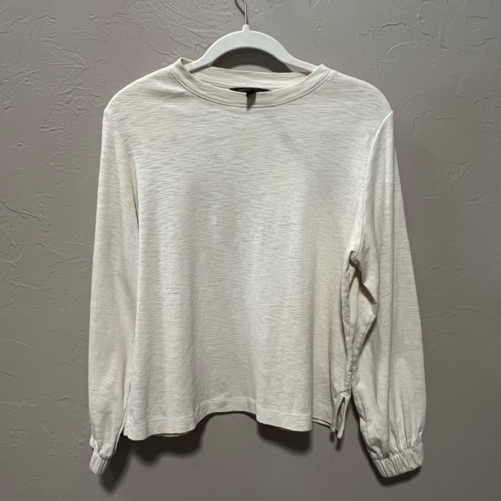 Banana Republic Off-White Long Sleeve Top